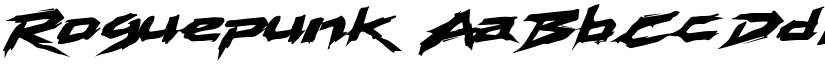 Roguepunk font