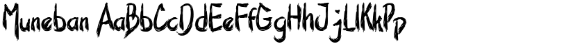 Muneban font download