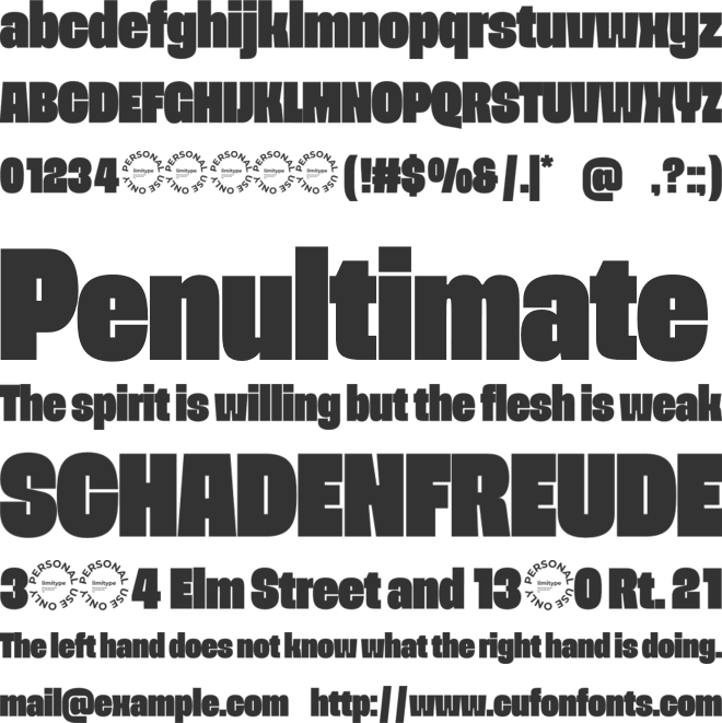 Starvo Bold Condensed Font font preview