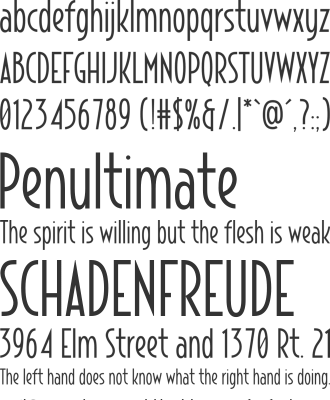 PAVAJA font preview