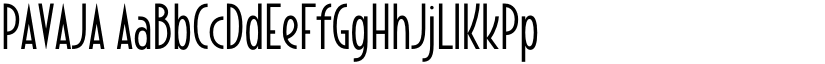 PAVAJA font download