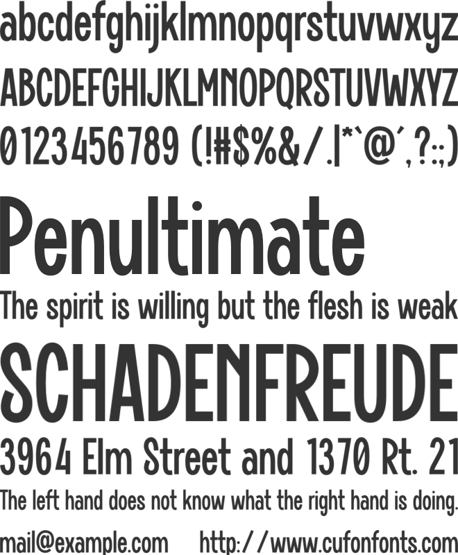 Gurdane font preview