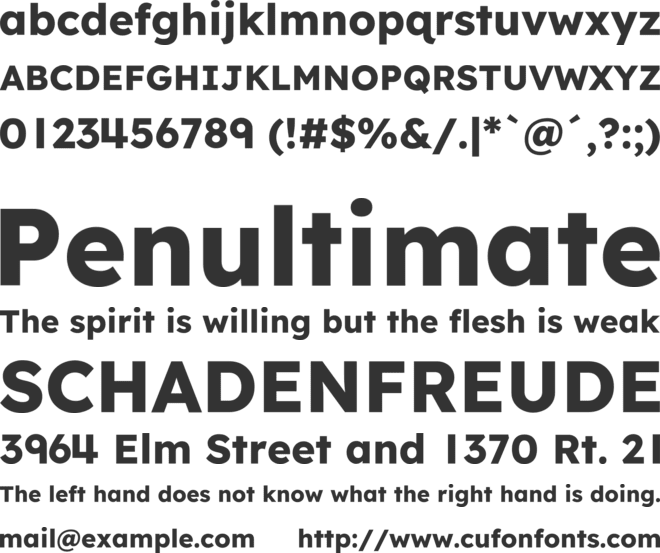 Lexend Primer V2 font preview