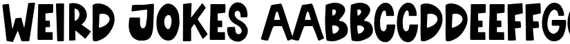 Weird Jokes font download