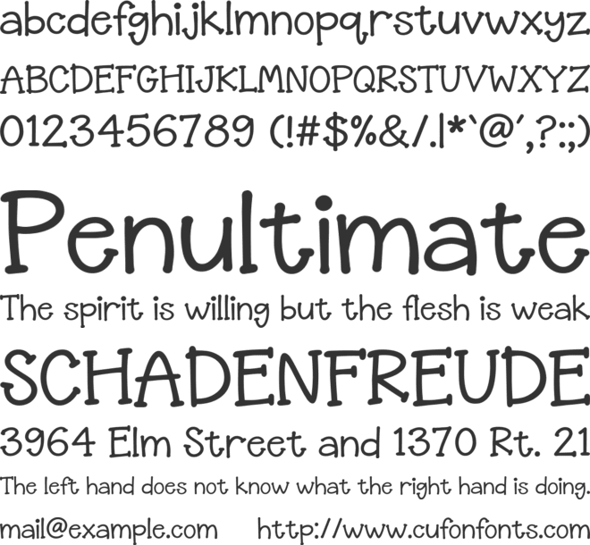 Sweetbell Personal Use Only font preview