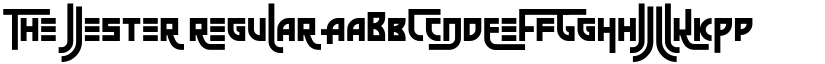 The Jjester Regular font