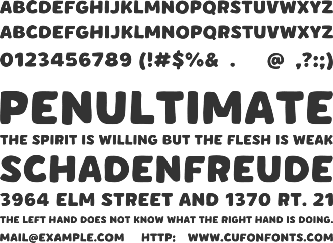 Im Joking font preview