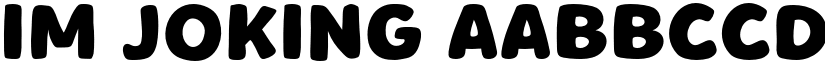 Im Joking font download