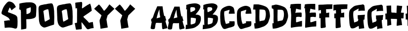 Spookyy font download