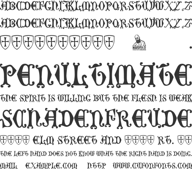 British Museum font preview
