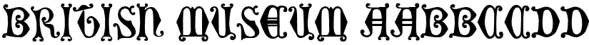British Museum font download