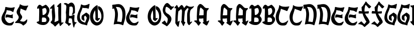 El Burgo de Osma font download