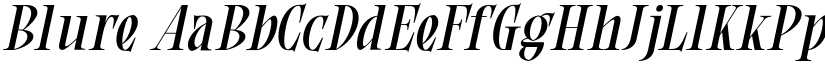 Blure font