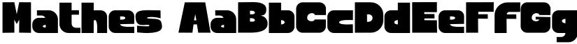 Mathes font