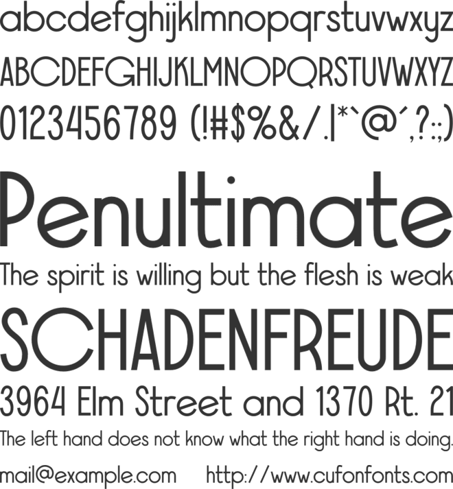 TOMBSTONE font preview