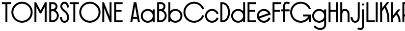 TOMBSTONE font