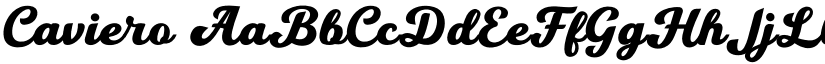 Caviero font download