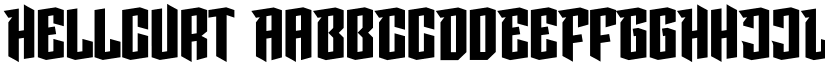 Hellcurt font