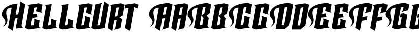 Hellcurt font