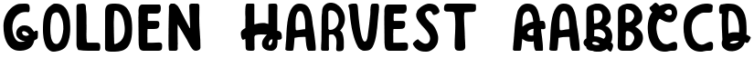 Golden Harvest font