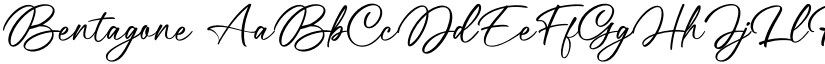 Bentagone font