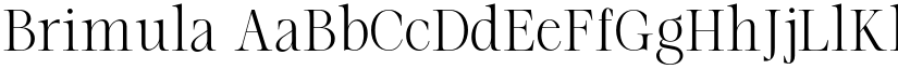 Brimula font
