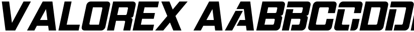 VALOREX font download