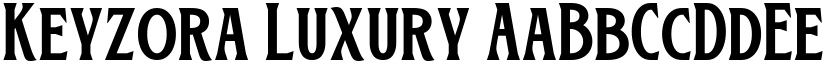 Keyzora Luxury font download