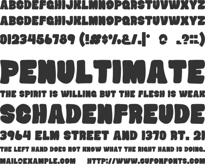 Blockbuster font preview
