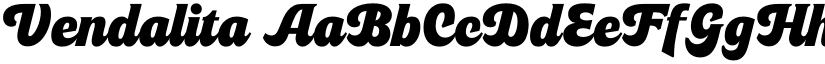 Vendalita font download