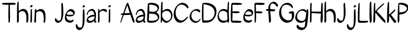 Jejari font download