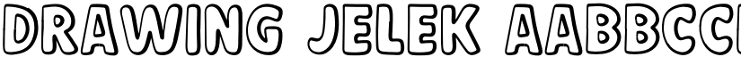 Drawing Jelek font download