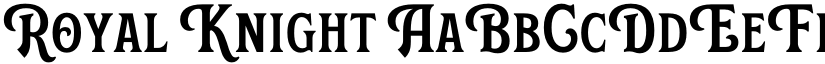 Royal Knight font