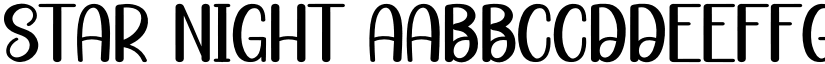 Star Night font