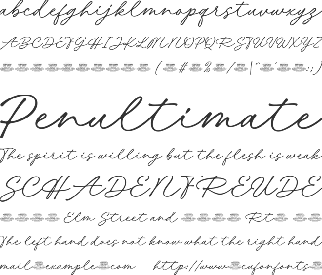 Golden Authentic font preview