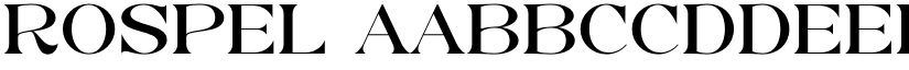 Rospel font download