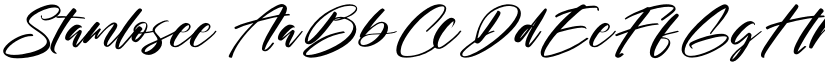 Stamlosee font download