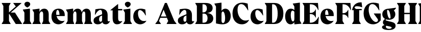 Kinematic font download