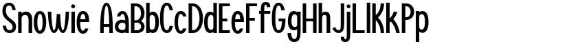 Snowie font download