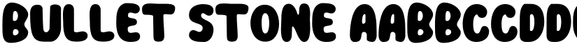 Bullet Stone font download