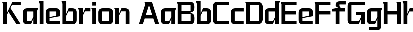 Kalebrion font