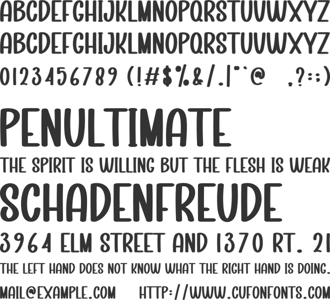 Baby Angel font preview