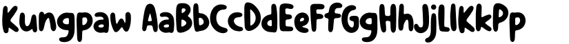 Kungpaw font