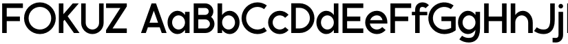 FOKUZ font