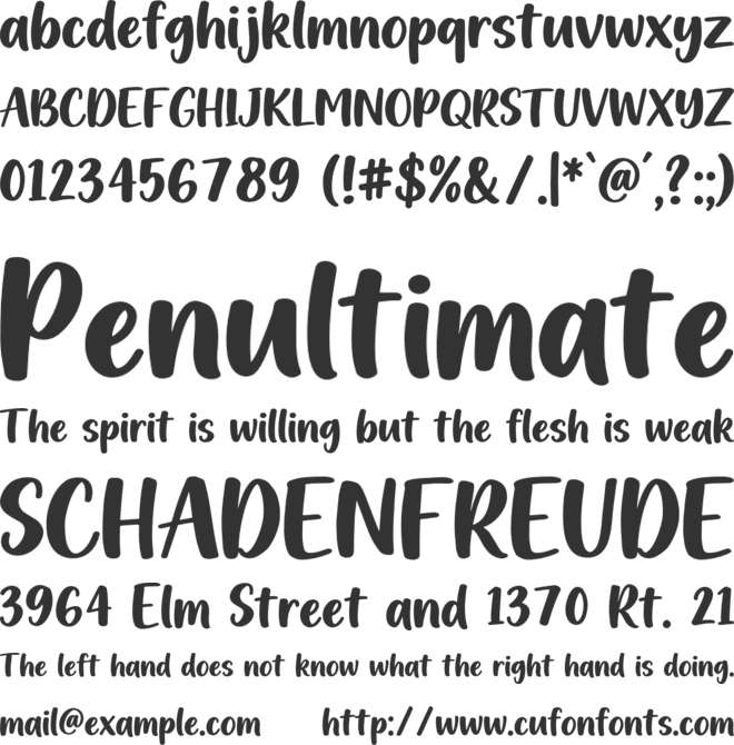 Bravyka Personal Use Only font preview