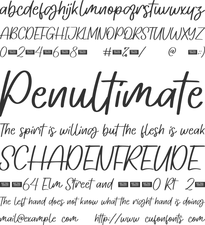AT Farmhome Memoria font preview