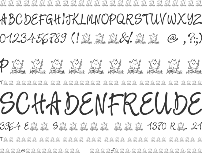 Flowmarker Free font preview