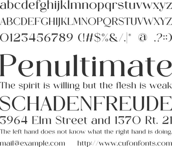 Rogles font preview
