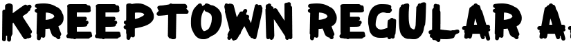 KreepTown Regular font