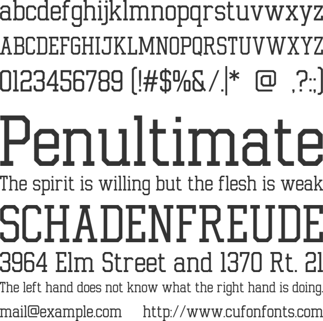 Gumbolt font preview